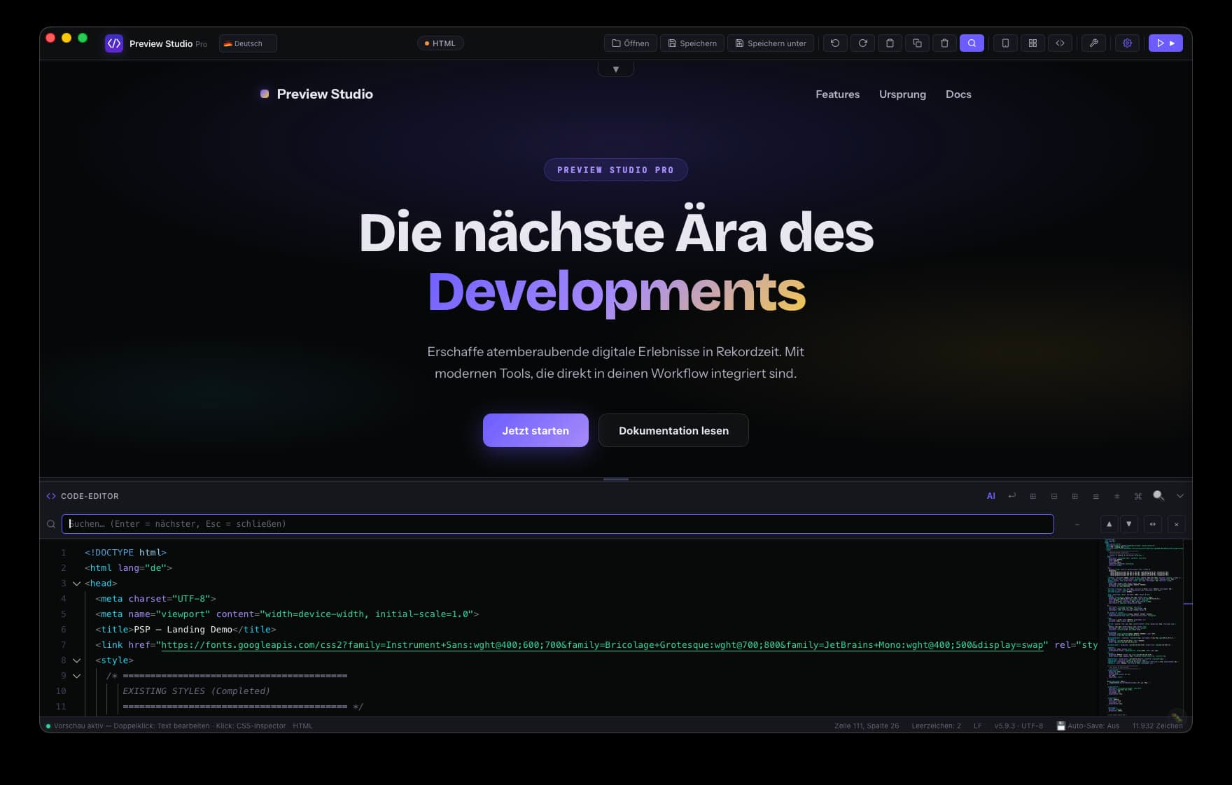 Präzise Code-Suche
